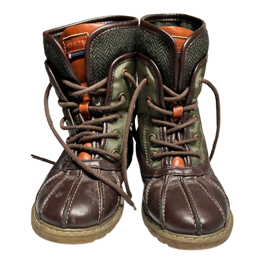 Tommy Hilfiger Boys Lace Up Boots Size 2